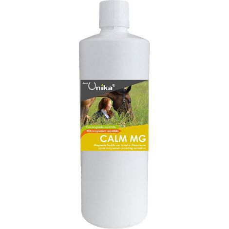 CALM MG mangime complementare a base di magnesio supporta il benessere del cavallo a livello mentale 1l