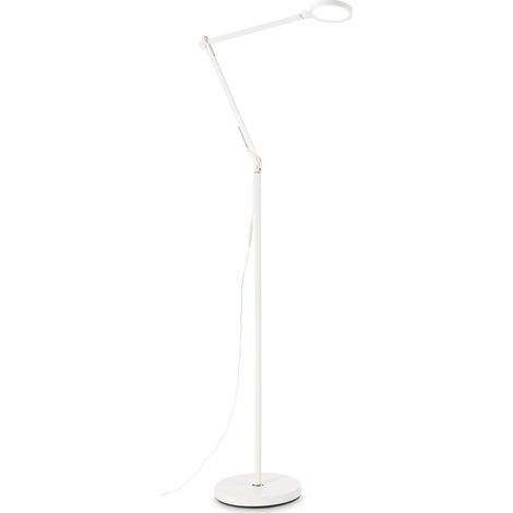 Piantana Moderna Futura Alluminio-Materie Plastiche Bianco Led 12,5W 4000K (1/2)