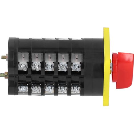 Commutateur rotatif à 3 positions, transfert universel, fournitures industrielles LW5D-16D1369/5, 110-500 V, 16 A (1/5)