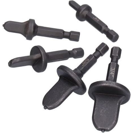 5 pièces ensemble d'extenseur de Tube poignée hexagonale tuyau embouts de sertissage tube de cuivre étendre dispositif outil d'alésage de conduit pièces d'entretien de climatiseur 3/4in 5/8in 1/2in 3/ (1/5)