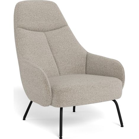 Sillón Norsica 837, Beige, 98x73x92cm, Tapiz, Patas: Metal, 0
