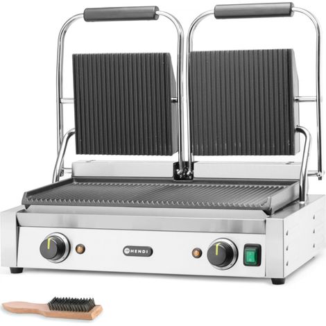 Grill de contact à double rainures 3600W - Hendi 263709 (1/5)