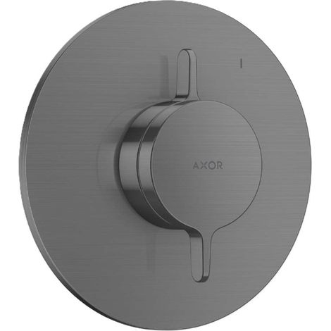 Axor One - Mitigeur de douche encastré, noir chromé brossé 48615340 (1/2)