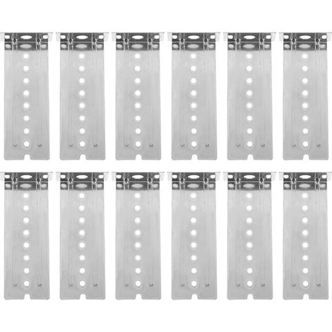 SHINEOFI Ensemble de 12 supports rails coulissants pour plateau sous (1/5)