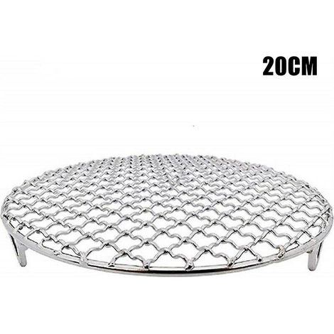 Runder Edelstahl-Grillrost Ø 15 18 20 24 29 cm - NEU