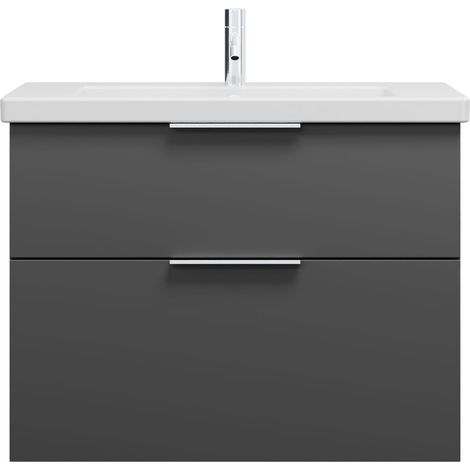 burgbad Eqio lavabo cerámico con mueble bajo para lavabo, anchura