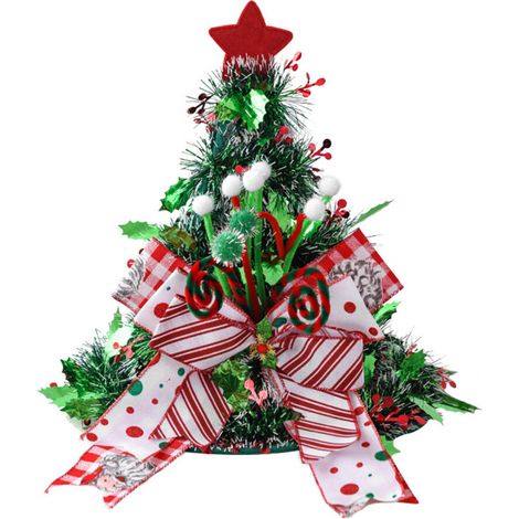 Cappello di Babbo Natale per le feste, decorazione dell'albero, -03 (1/2)