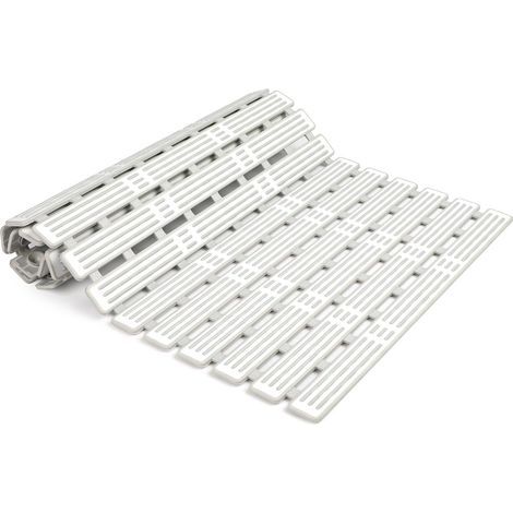 Tapis de salle de bain antidérapant, long et pliable, pour salle de douche, anti-lutte/9040cm, blanc gris
tapis de sol à ventouse (1/5)