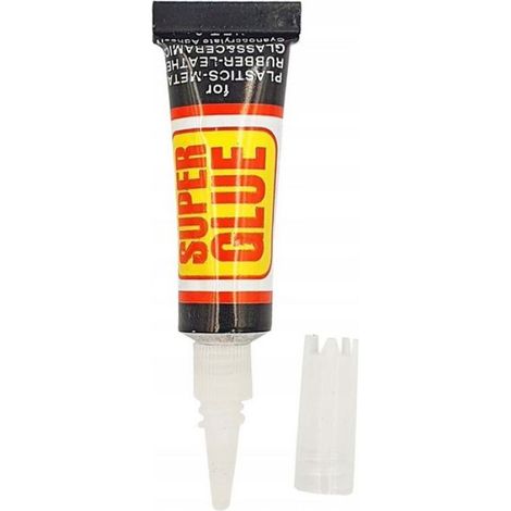 Colle Cyanoacrylate - 3 g - Pour Bois Métal Céramique Verre Plastique Caoutchouc - Prise Rapide À Température Ambiante - 1 Pièce (1/4)