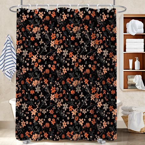 Voile de douche polyester 180x180 original housse de baignoire pour une déco moderne (1/5)