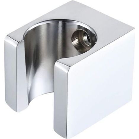 Support Douche Tout en Laiton Support Douchette Mural Support Pommeau de Douche pour Baguette de Pulvérisateur à Main Pour Salle de Bain Chrome (1/5)