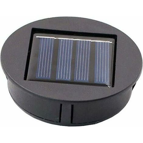 Top Replacement Solar Light for Lantern Solar Panel Light Cover with One LED Bulb, DIY Solar Lantern for Outdoor Garden Decor (1/5)