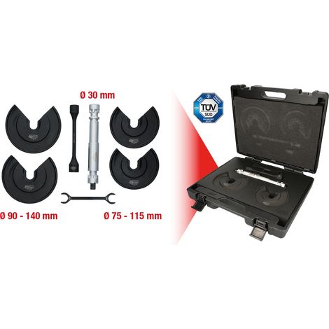 KS TOOLS Universal-Teleskop-Centerspanner-Satz für innenliegende Federn 9tlg. - 500.8755 (1/5)
