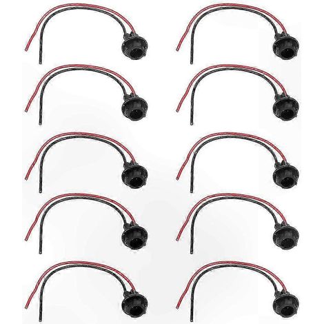 10er-Pack T10 LED-Sockeladapter für Kfz-Keilbeleuchtungsanschluss (1/3)
