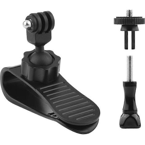 Support de caméra innovant pour pare-soleil de voiture avec pince de fixation à dégagement rapide (1/4)
