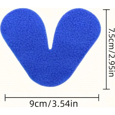 Coussinets nasaux pour masques – Anti-marquage de pression, Empêche les fuites d'air, Coussinets souples pour masques de sommeil, Convient à la plupart des masques, 4pcs (1/5)