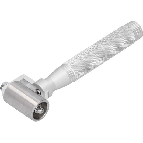 Rouleau de pression en acier inoxydable pour papier peint, rouleau à main pour joints plats, outil de bricolage pour la décoration intérieure, 40 mm