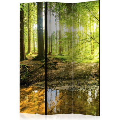 Paravento - Forest Lake [Room Dividers] - 135x172 (1/4)