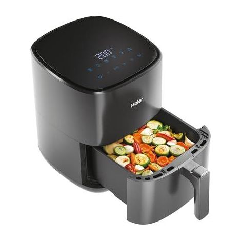 Freidora de aire caliente individual Haier HAF5P 011 5 L Independiente 1500 W Negra