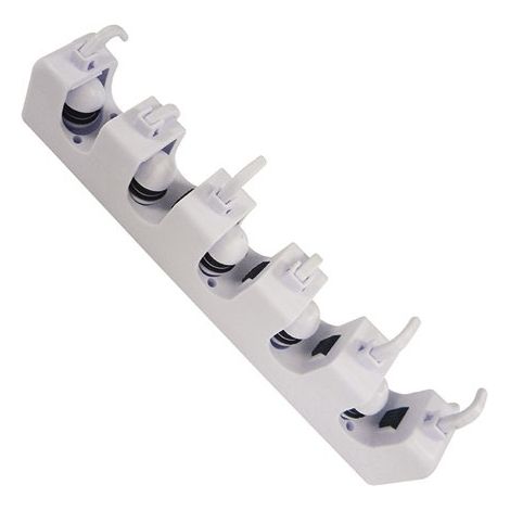 Supporto per scope grande modello - 5 scanalature 6 ganci - Thomas