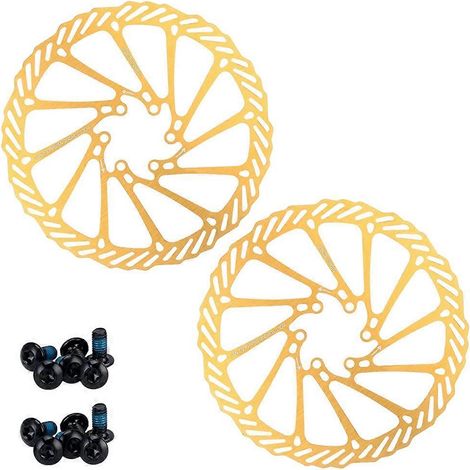 2 disques de frein G3 pour vélo, 180 mm, haute résistance, fixation hydraulique, 6 boulons, accessoires de frein. (1/5)