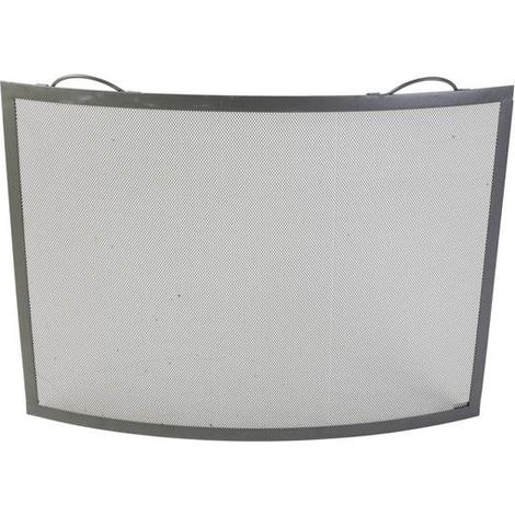Funkenschutzgitter, Stahl grau, Maße: 81,5 x 61,5 cm