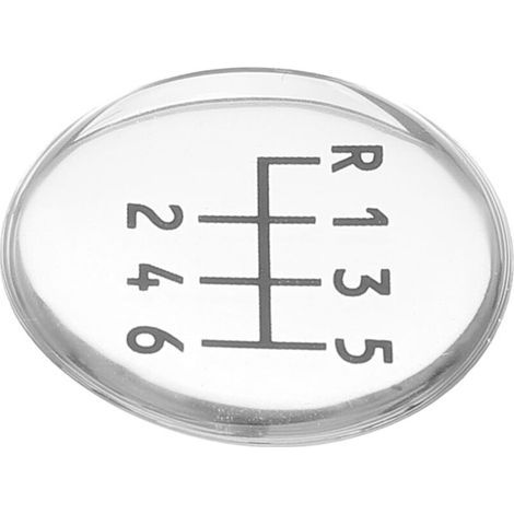 Autocollant Rond pour Pommeau de Levier de Vitesse Voiture Manuelle (1/5)