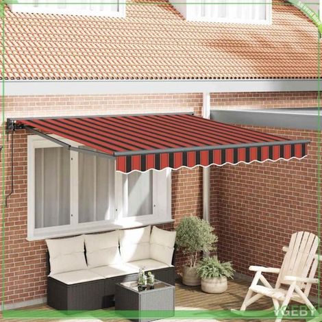 Auvent rétractable - FAF7291712447846 - Rétractable - Tissu anti-UV et résistant à l'eau - 300x250 cm (1/5)