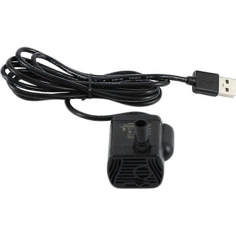 Mini pompe à eau USB submersible sans balais 5 V 70 cm ultra-silencieuse pour fontaines et aquariums WHBYV (1/4)