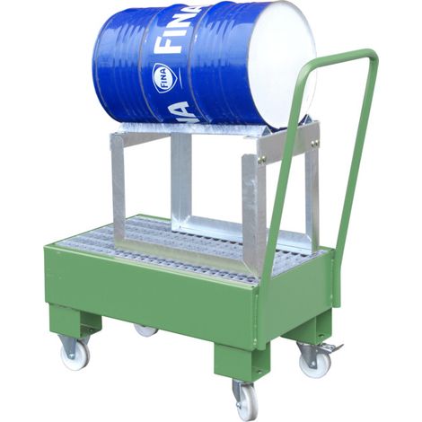 Bauer Südlohn Bac de récupération mobile AW 60-1 SRF, peint, vert réséda