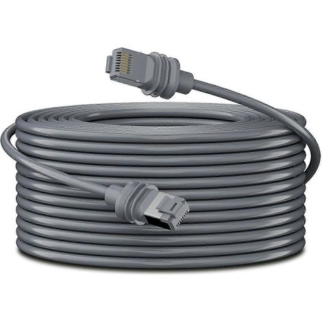 Câble Ethernet Starlink Gen 3 de 30 m (100 pi) pour kit standard, câble Internet gris étanche V3 (1/5)