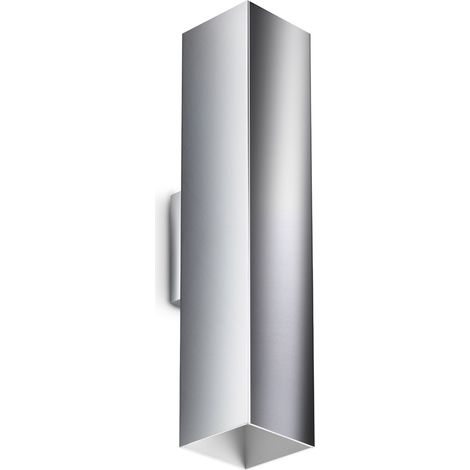 Ideal Lux applique Look 2 luci GU10 cromo alluminio vetro