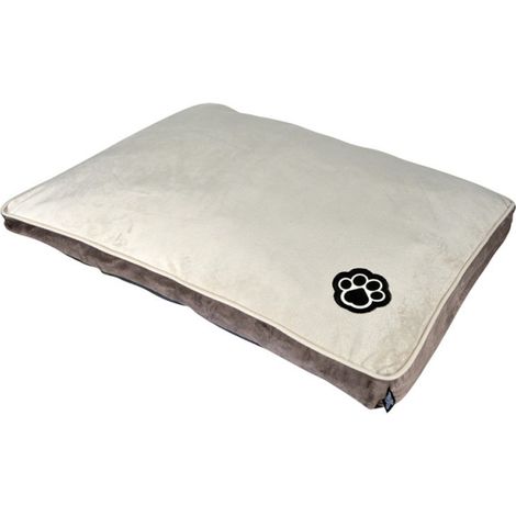 Coussin rectangle pour animaux "Patchy" - Marron/Beige - L 80 x l 60 cm - Livraison gratuite (1/5)