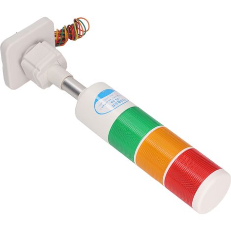 Tour lumineuse LED industrielle multicouche 12V, voyant de signalisation empilable, lampe d'avertissement et d'alarme visuelle (1/5)