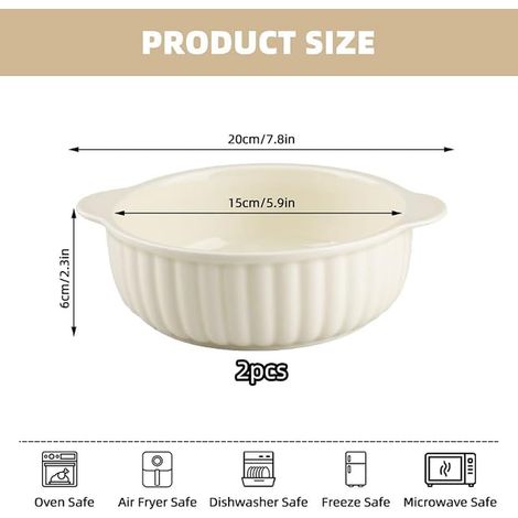 Ceramic Round Gratin Dish Ceramic Oven Dishes (1/3)