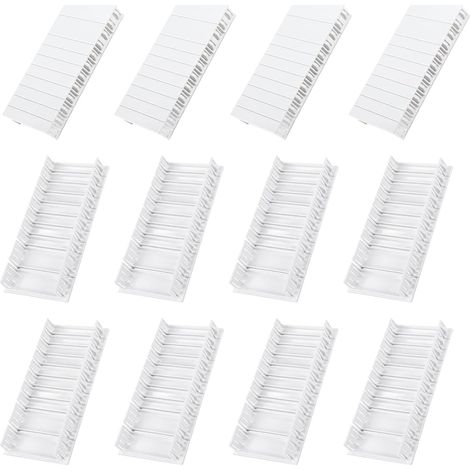 12 Cache Tableau Electrique, Plaques D'pbturation Pour Boîtes à Fusibles Divisibles, Compatibles Avec F-Tronic, Hager Et Hensel Emplacements De Modules (1/5)