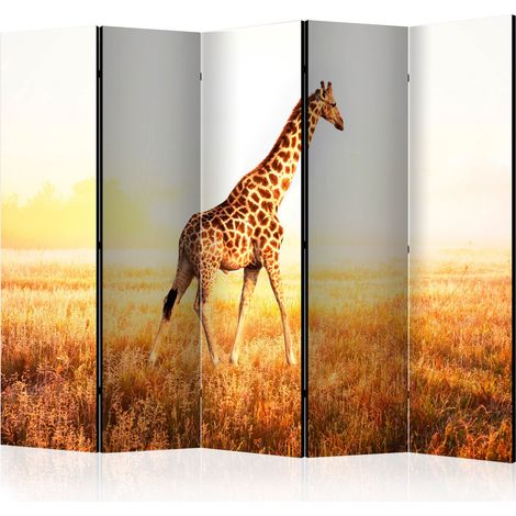 Paravento - giraffe - walk II [Room Dividers] - 225x172 (1/4)