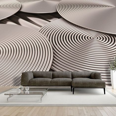 Papier Peint "Copper Spirals" 175 x 250 cm (1/2)