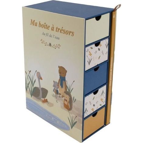 Box - DOMIVA - AU FIL DE L'EAU - Treasure box + Birth journal (1/2)