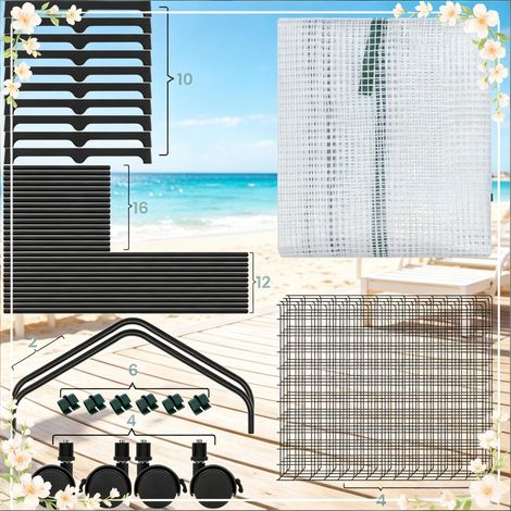 Serre à roulettes avec étagères, serre de jardin pour tomates, mini serre avec porte enroulable – serre uniquement