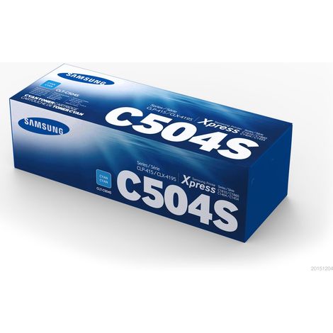 Samsung CLT-C504S Cyan Original Toner Cartridge Cartouche de toner 1 pièce(s) (1/3)