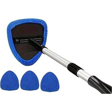 Brosse en Microfibre pour Désembuer les Vitres Télescopique + 3 Pads - Beast (1/5)