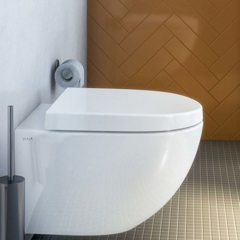 VitrA Sento WC siège 86003R409 blanc , avec abaissement automatique