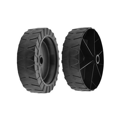 Rueda para Castelgarden, modelos B390, C350, C390, K350, P350 - ø: Ext: 130mm, ø Int: 12mm, Ancho: 30mm. Origen: 22686081/0, 2