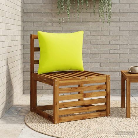 vidaXL 1-Piece Back Cushion PUTTEN 100% Polyester Bright Green (1/5)