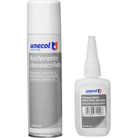 Kit acceleratore di cianoacrilato, UNECOL
