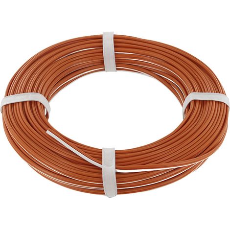 econ connect ZKL05WSOR20 Litze  2 x 0.5 mm² Weiß, Orange 20 m