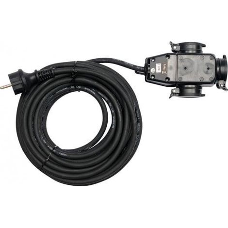 Yato Verlängerungskabel Pro 20 Meter schwarz IP44 (1/2)