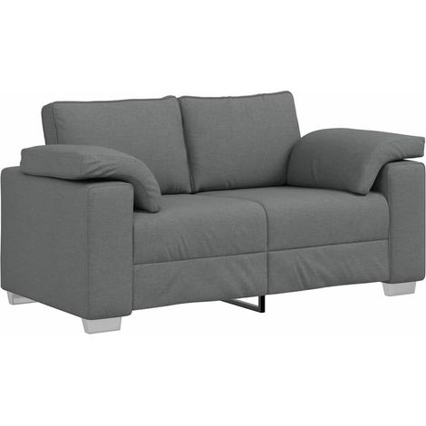 Canapé,Sofa pour Salon Gris foncé 160 x 77 x 82 cm tissu CFW34364 (1/5)