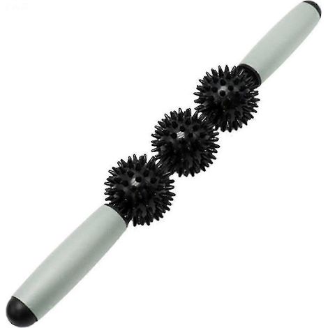 Rouleau de massage musculaire pour les jambes, le dos, les bras, les épaules et les cuisses. Bâton de massage à picots pour points de pression. (1/5)